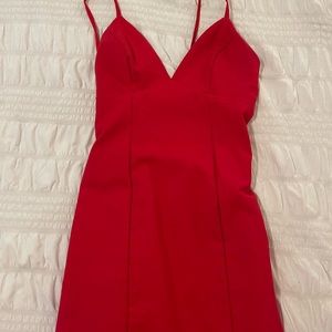 Avery the label red mini dress size medium